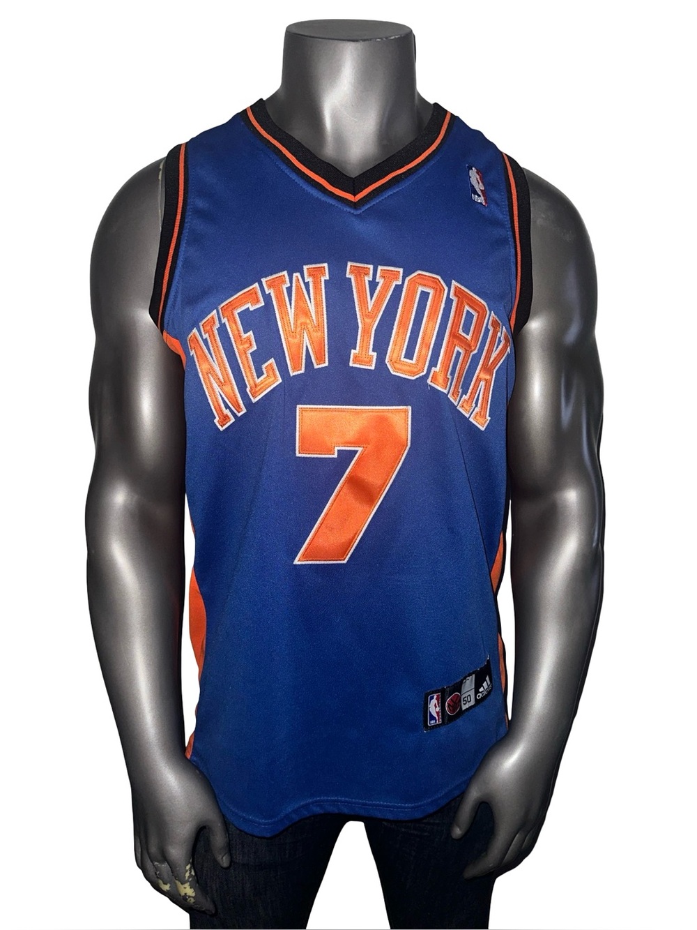 Adidas New York Knicks Carmelo Anthony Stitched Men’s Size 50 Home NBA Jersey